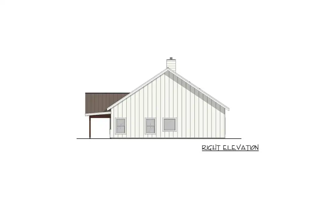 Modern barndominium exterior with black standing-seam metal roof and timber truss entry