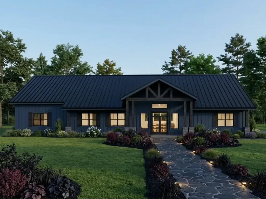 Modern Barndominium with In-Law Suite