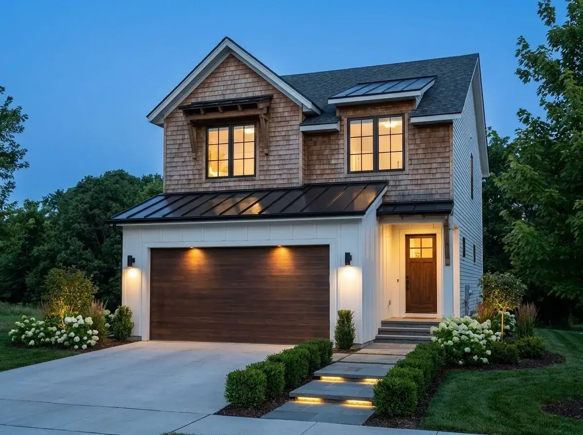 Efficient Modern Farmhouse Plan with Flexible Loft
