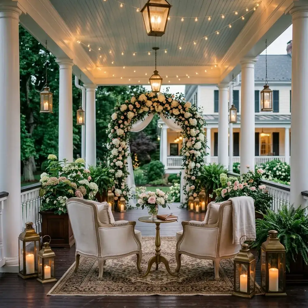 Front Porch Fairytale Elopement Nook Ideas