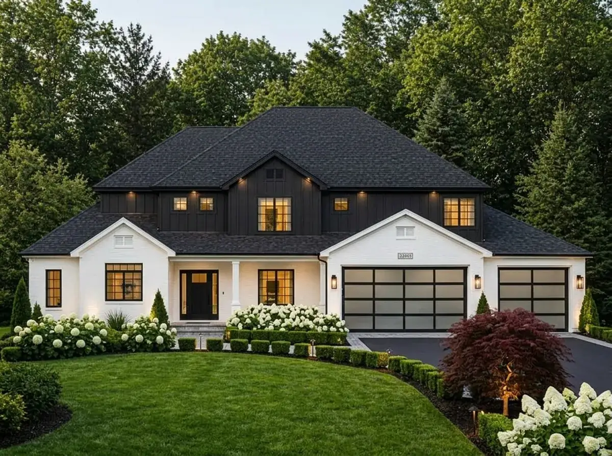 Modern Farmhouse Plan: 3,966 Sqft, 4-6 Beds, Main Primary
