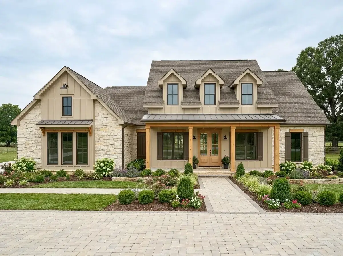 Modern Farmhouse with Split Bedroom Layout Review